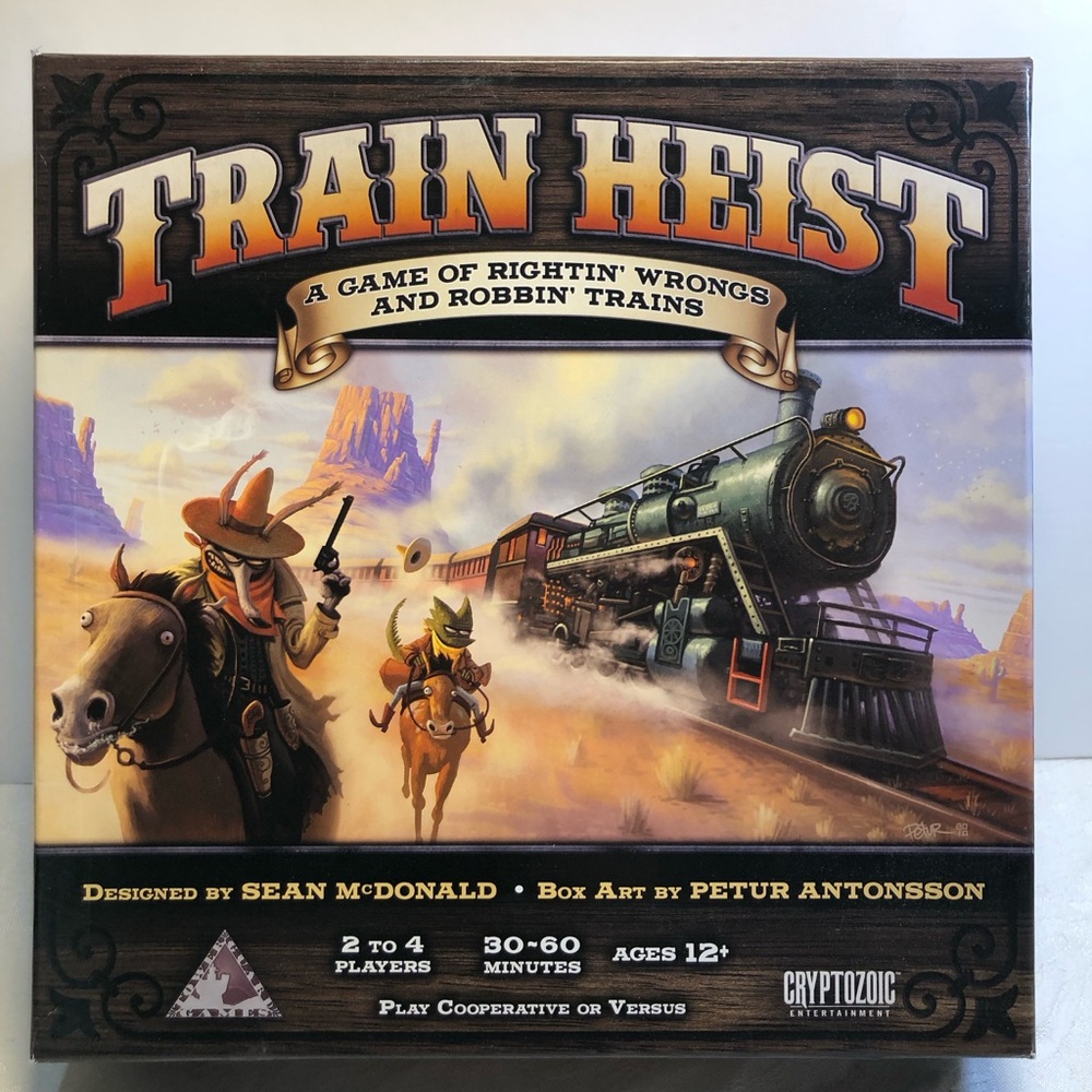 Train Heist Board Game 2017 , 12+, 2 to 4 players